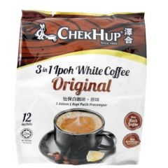 ChekHup 3in1 Ipoh White Coffee Original with Rock Sugar 12 x 40g