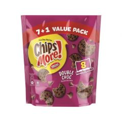 Chipsmore Double Chocolate Chip Cookies Handy Packs 7+1 (8x32g)