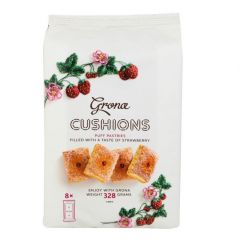 Grona Cushions Strawberry Puff Pastries 328g