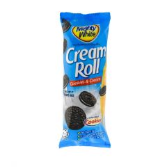Mighty White Cream Roll Cookies & Cream 50g