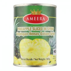 Ameera Pineapple Sliced in Syurp 565g