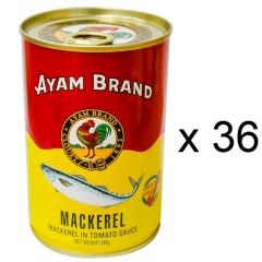 Ayam Brand Mackarel in Tomato Sauce (425g x 36)