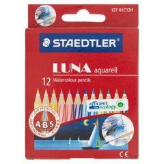 Staedtler Luna Watercolour Pencils Small (12 Colour Pencils x 12 Pieces)