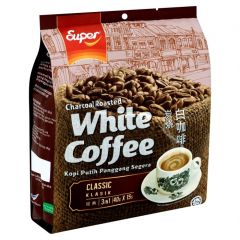 Super 3 in 1 Charcoal Roasted White Coffee Classic (15 x 40g)