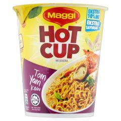 Maggi Hot Cup Instant Noodles Tom Yam Kaw (61g)